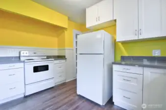 Kitchen fully remodeled.
