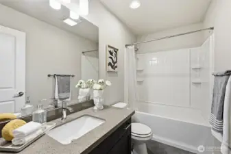 2nd full bathroom upstairs.