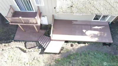 Outdoor decking and balcony