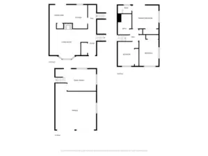 Floor Plan for all three floors