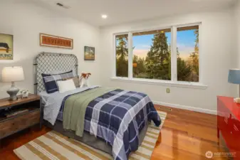 Lots of natural light in these good size bedrooms