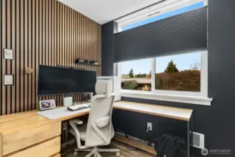 Practical entry level office/den