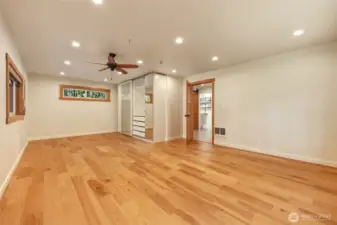 Thoughtfully designed main floor primary bedroom