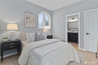 Charming detached ADU offering 181 sq ft of flexible space, ideally situated adjacent to the main residence.