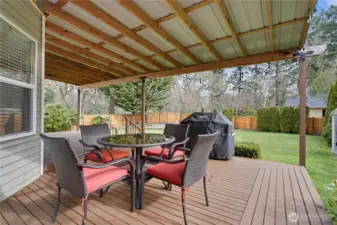 Bring your BBQ and enjoy this amazing outdoor dining area.