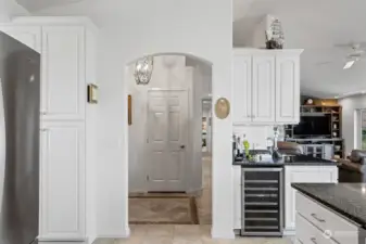 Front Entry into Kitchen