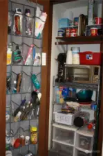 Owners closet storage example