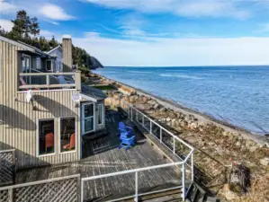 West side waterfront view