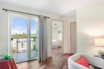 Top floor and big windows make for great natural light!