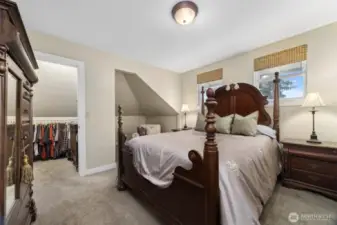 The second bedroom has a walk-in closet and is very large.