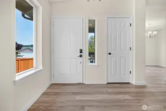 Front entry of home