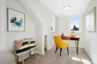So much natural light in this home!