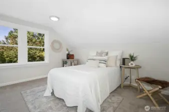 Third upstairs bedroom with deep spacious closet (unseen)