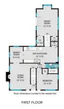 Main floor floorplan
