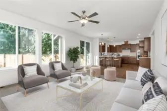 Home is under construction.  Photos, including virtually staged, are of a previously bult home in a different community with similar finishes.  Builder reserves the right to make changes to plans & specifications without notice.  Features vary by plan.  Buyer to verify square footage.