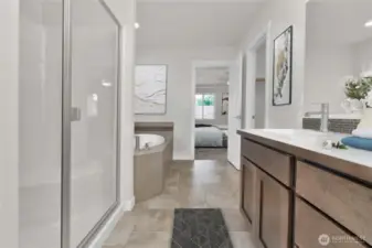 Home is under construction.  Photos, including virtually staged, are of a previously bult home in a different community with similar finishes.  Builder reserves the right to make changes to plans & specifications without notice.  Features vary by plan.  Buyer to verify square footage.