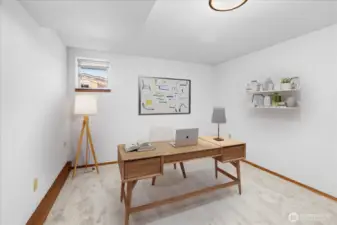 This room is virtually staged.