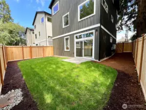 Your own private, fully fenced back yard and patio!
