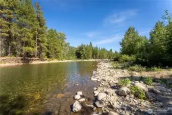 Shallow water and deep pools are perfect for every age and four-legged friends, too!