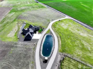 Corner lot.  Located on the corner of Bergevin Springs Road adn Bergevin Springs Place.