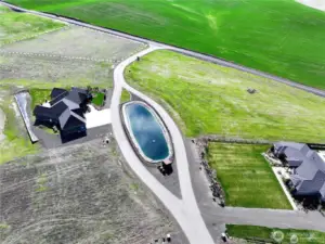 Largest lot in the 10 lot development.