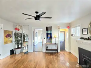 Side entrance & kitchen entrance