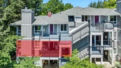 Greenbelt on one side