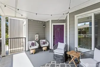 Large, covered Patio