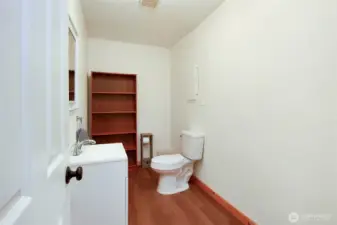 Half bath off Kitchen