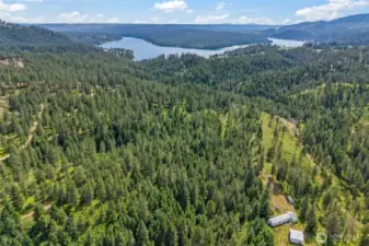 Peaceful, private setting with mixed timber