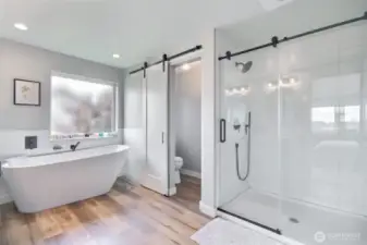 Step into the spa-inspired ensuite bathroom and enjoy the ultimate in luxury.