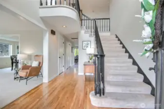 Make a statement the moment you walk through the front door with tons of natural light and vaulted ceilings.