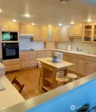 View into the kitchen