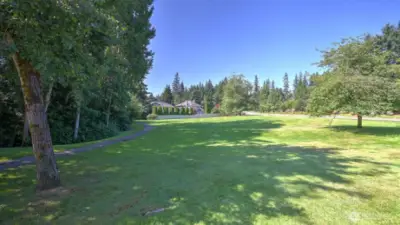 There are also soccer fields, baseball and lacrosse fields and miles of walking, running and biking trails.