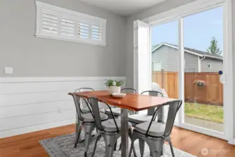 Enjoy a light-filled kitchen.
