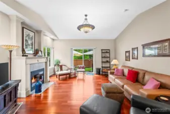 Tasteful updates include the decorative ceiling lamp. There is recessed ceiling lighting throughour every section of the home.