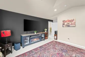 The movie theatre Wide screen TV and sound system also convey with the sale.
