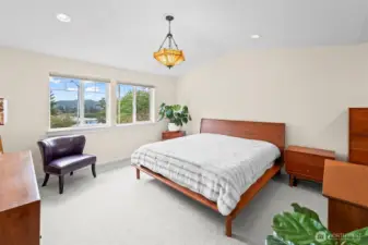 The 2nd level Primary Bedroom has a shared en suite bathroom.