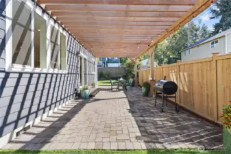 Plenty of covered patio space.