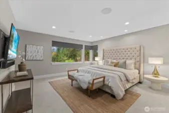 PRIVACY PREVAILS IN THIS SUMPTUOUS PRIMARY RETREAT...