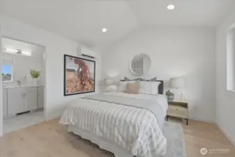 Primary Bedroom with A/C