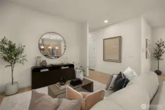 Open concept floor plan.