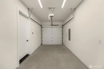 1-car garage with EV ready wiring.