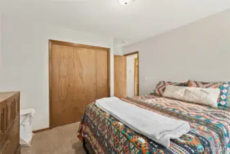 Large closet within.