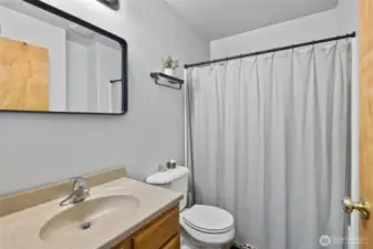 Full bathroom downstairs.