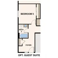 Main floor will have optional Guest Suite!