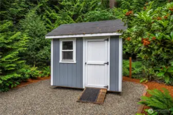 Garden shed.