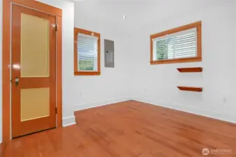 One of the 2 rooms. Could be used as an office.
