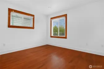 Note the beautiful wood trim throughout!