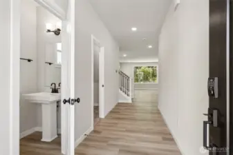 Disclaimer Secondary photos of same floor plan on different lot in different community: Photos are from another Luna, finishes, upgrades, and features may vary.